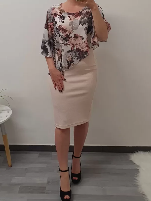 ELEGANTNA OBLEKA ROZA