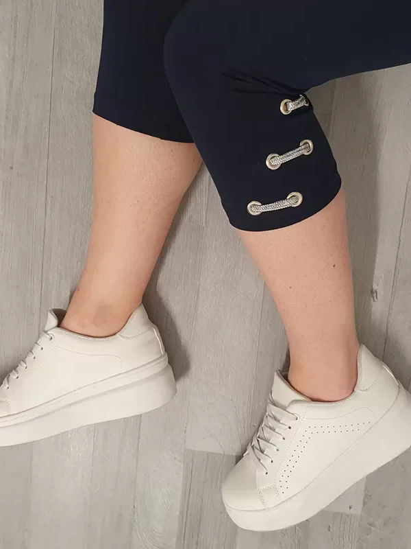 PAJKICE NISA 3/4 TEMNO MODRE