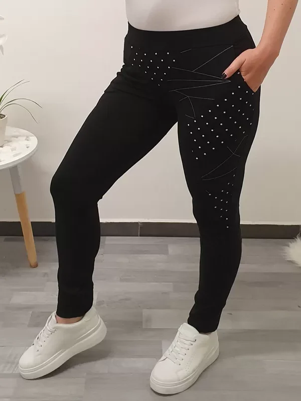 ŠPORTNE HLAČE MEGI ČRNE