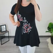 TUNIKA INGRID ČRNA - slika 2