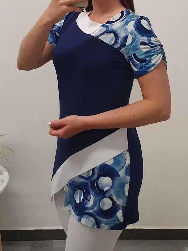 TUNIKA KARLA TEMNO MODRA