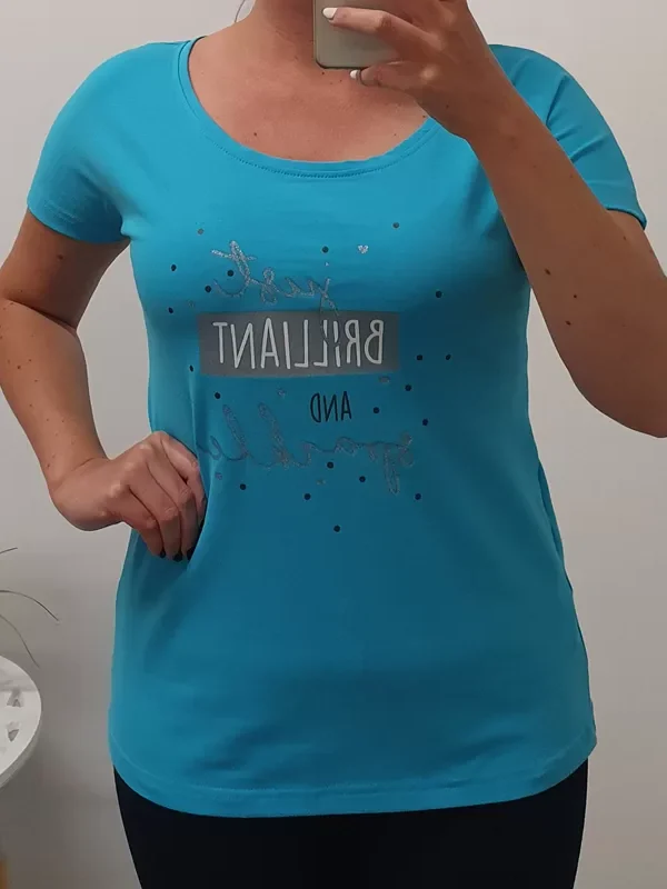 MAJICA ŽANET TURKIZ