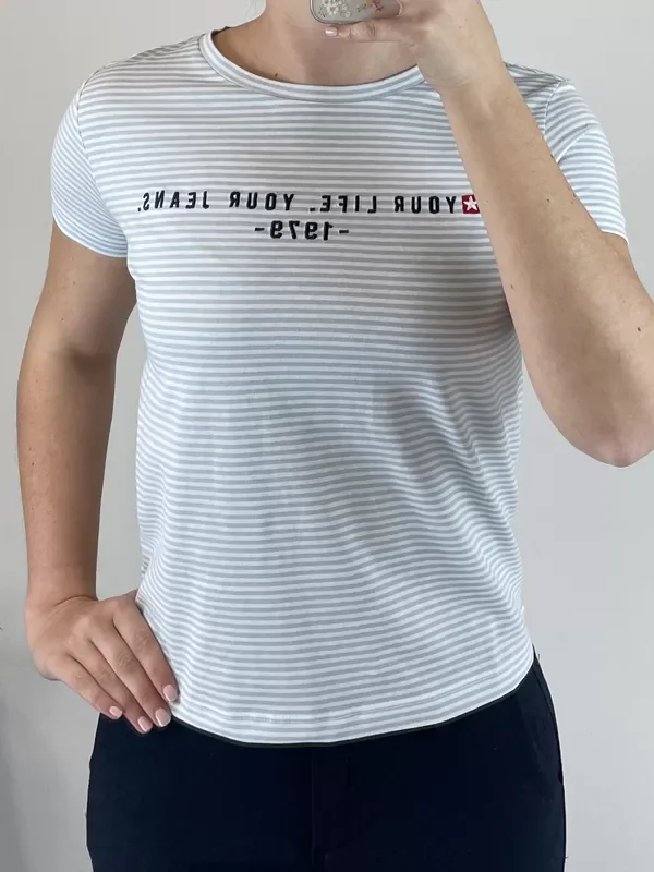 MAJICA LEANNA ČRTASTA