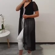 PLAŠČ LIVIJA ČRN