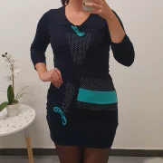 TUNIKA LUANA TEMNO MODRA