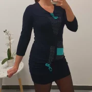TUNIKA LUANA TEMNO MODRA - slika 2