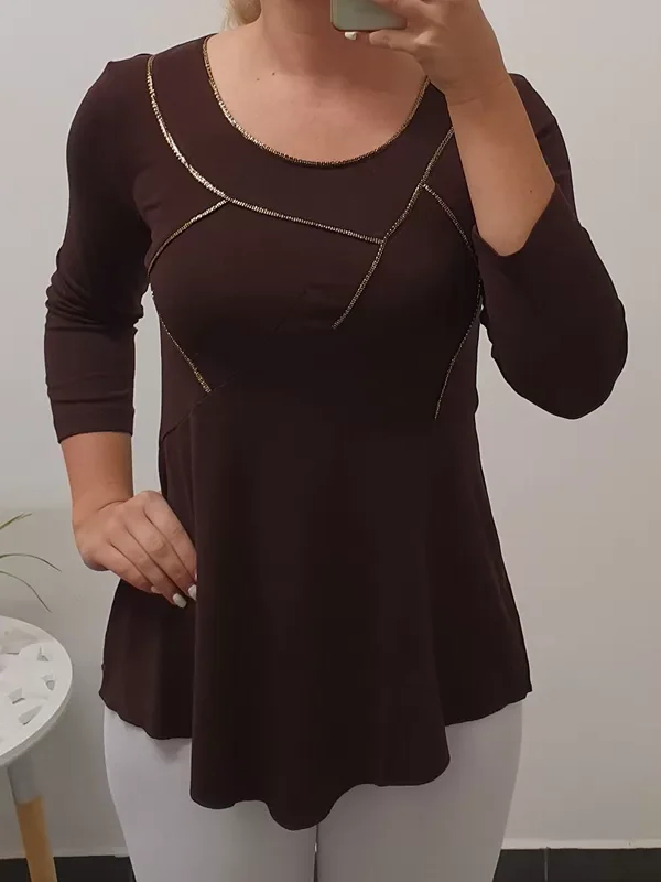 MAJICA SANČI RJAVA