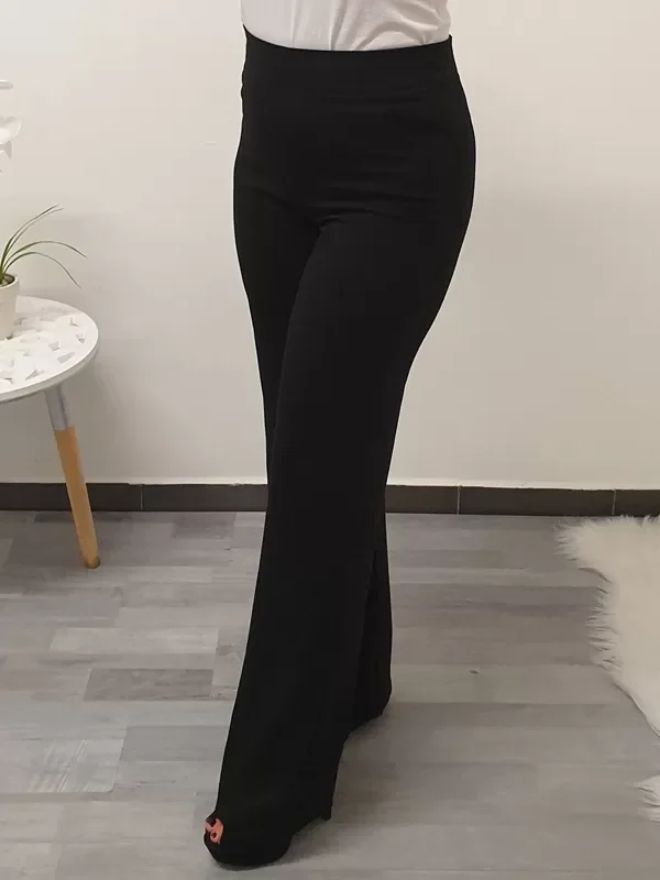 ELEGANTNE HLAČE TS029 ČRNE