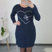 TUNIKA MONJA TEMNO MODRA - slika 2