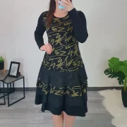 OBLEKA SUZI ZLATA - slika 4