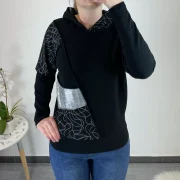 PULOVER SABRINA SREBRN - slika 3