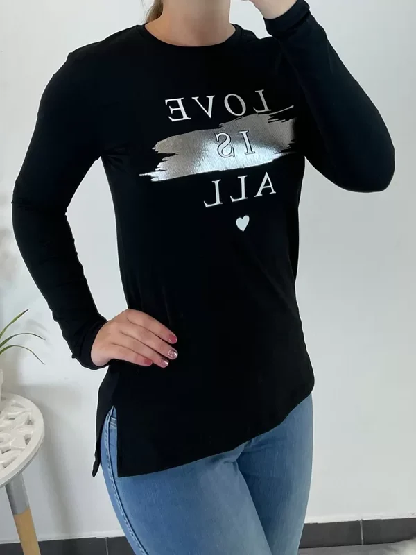 MAJICA SL167 ČRNA