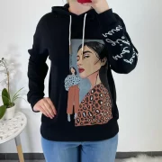 PULOVER FU046 ČRNA - slika 2