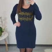 TUNIKA LIDIJA TEMNO MODRA - slika 2