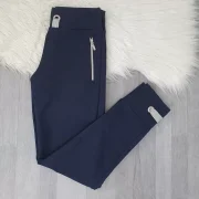 HLAČE ALVA TEMNO MODRA - slika 3