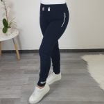 HLAČE ALVA TEMNO MODRA