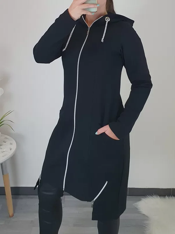 PLAŠČ BELINDA ČRN