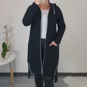 PLAŠČ BELINDA ČRN - slika 4