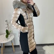PLAŠČ OB218007 ZLATA - slika 3