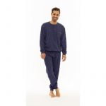 MOŠKA PIŽAMA N60010 TEMNO MODRA