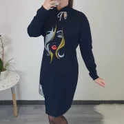 TUNIKA LINCI TEMNO MODRA - slika 3