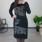 OBLEKA ZVONKA ČRNA - slika 3