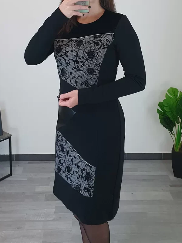 OBLEKA ZVONKA ČRNA