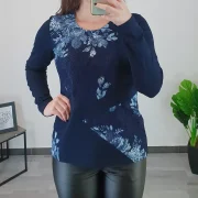 MAJICA KRISTI TEMNO MODRA - slika 2