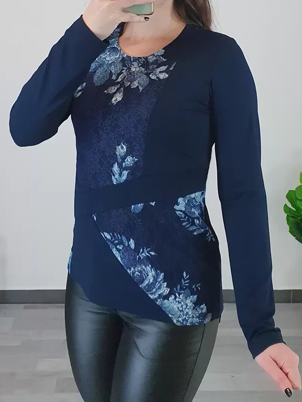 MAJICA KRISTI TEMNO MODRA