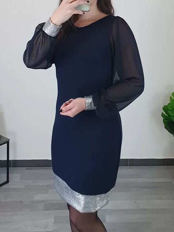 TUNIKA MIRJAM TEMNO MODRA