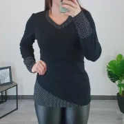 MAJICA TILI ČRNA - slika 2