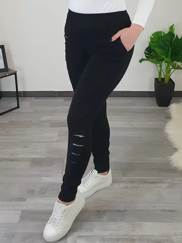 HLAČE BONY ČRNA