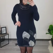TUNIKA SANJA TEMNO MODRA - slika 3