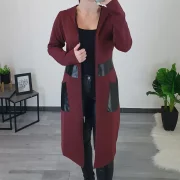 PLAŠČ KIARA BORDO - slika 2