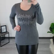 MAJICA LIDIJA SIVA - slika 2