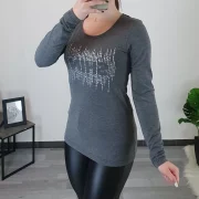 MAJICA LIDIJA SIVA