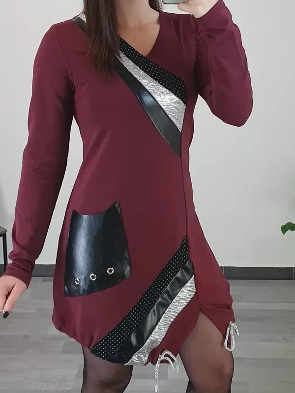 TUNIKA LONA BORDO