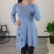 TUNIKA PORŠA SVETLO MODRA - slika 2
