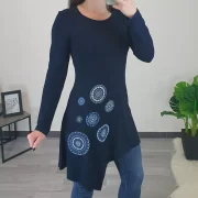 TUNIKA PORŠA TEMNO MODRA