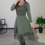 OBLEKA DEJANA OLIV - slika 2