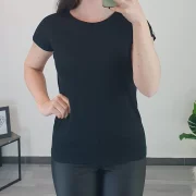 MAJICA VP056 ČRNA - slika 2