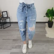 MOM FIT DENIM JEANS SJ990