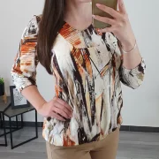 MAJICA ANGA VZOREC ORANŽNA