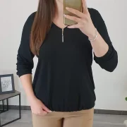 MAJICA ANGA ČRNA - slika 3
