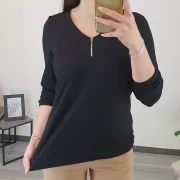 MAJICA ANGA ČRNA - slika 2