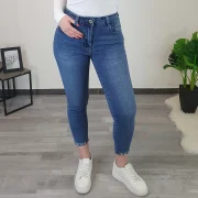 7/8 JEANS HLAČE A9376 - slika 4