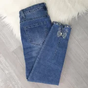 7/8 JEANS HLAČE A9376 - slika 2