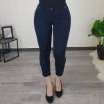 ELEGANTNE 7/8 HLAČE 10330 TEMNO MODRA