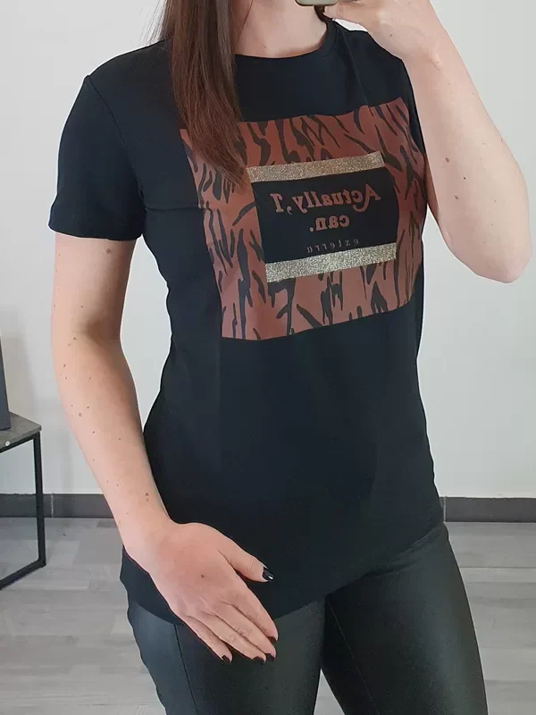 MAJICA SL021 ČRNA