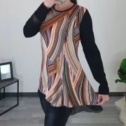 TUNIKA BELA ORANŽNA